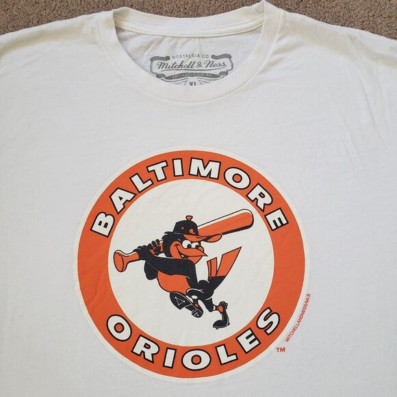 Mitchell And Ness Baltimore Orioles Sz XL Mens Cooperstown Collection T-Shirt - Picture 2 of 5
